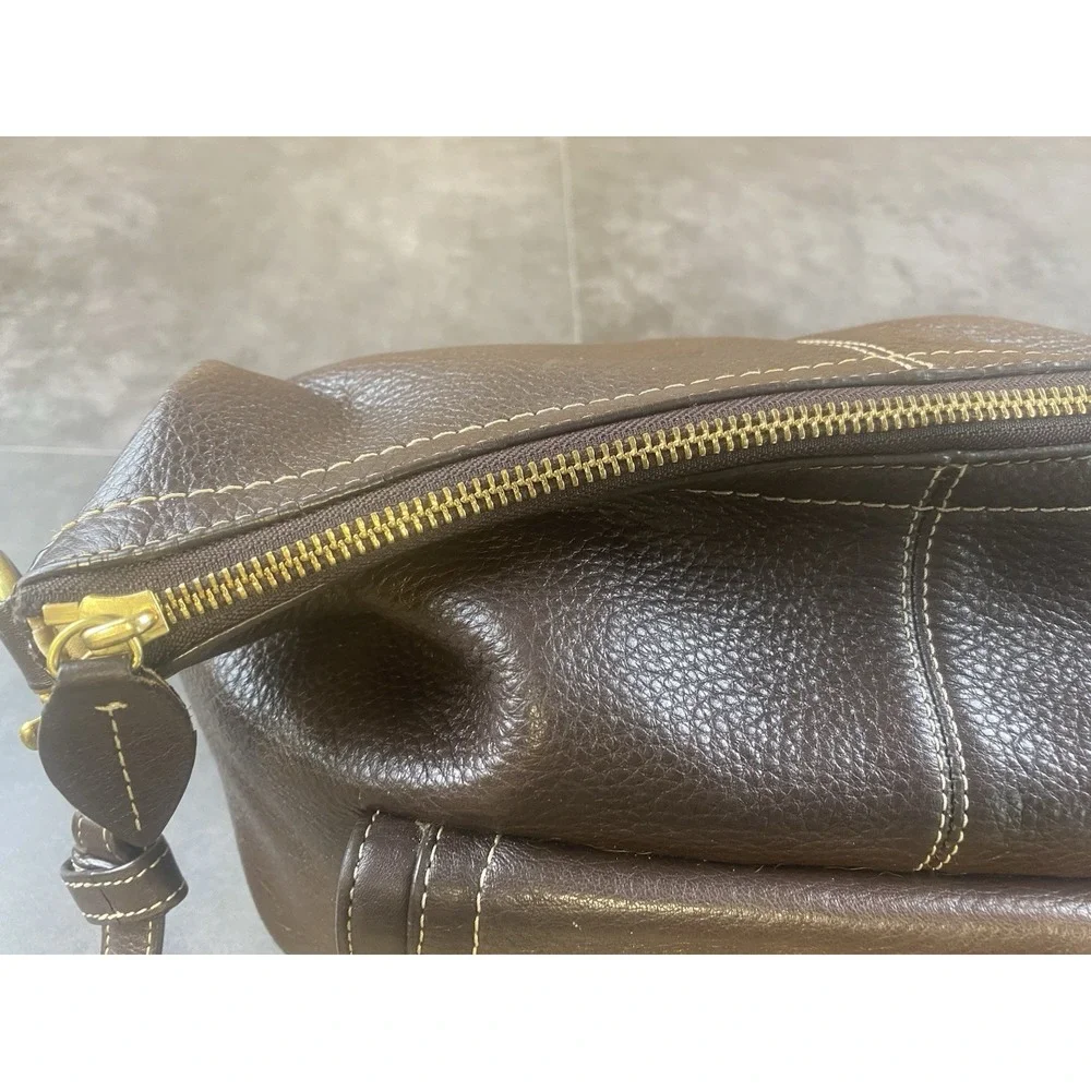 Coach Penelope Brown Leather Purse F19045